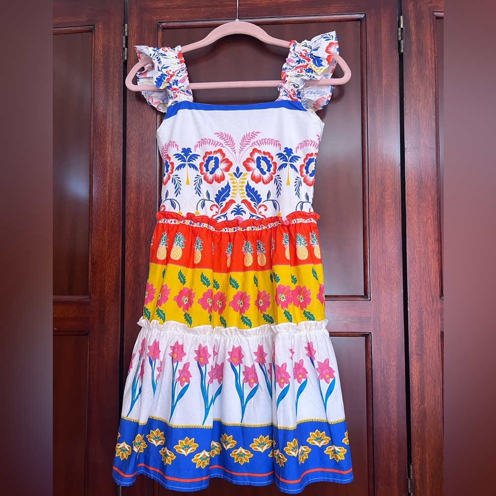 Sugarlips Multicolor Floral Tiered Mini Dress